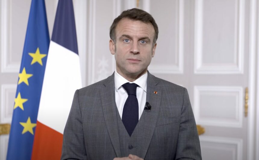 Emmanuel Macron lors du 50ème anniversaire de l’Agence Internationale de l’Énergie / © Elysée