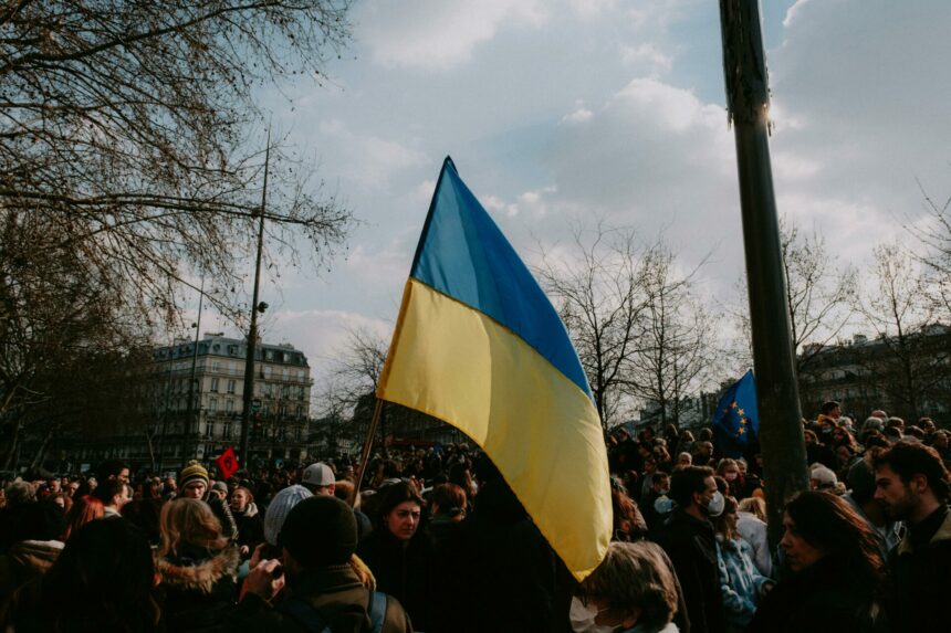 Manifestation en soutien à l'Ukraine © Mathias Reding